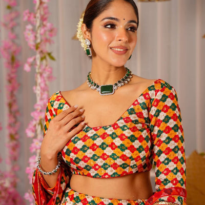 Lakshmi silk lehenga set