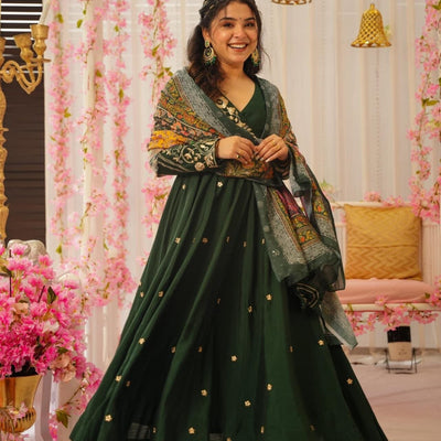 Nusrat muslin suit set