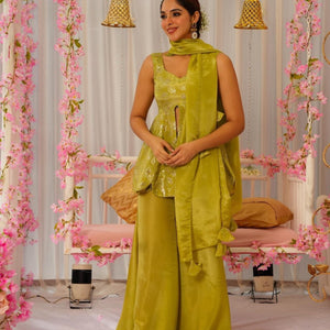 Platinum Mist short kurta set