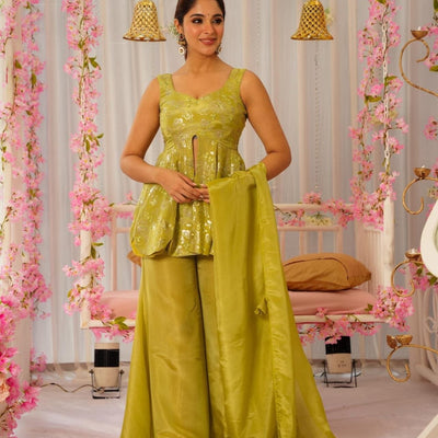 Platinum Mist short kurta set