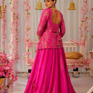 Sovereign pink lehenga choli set
