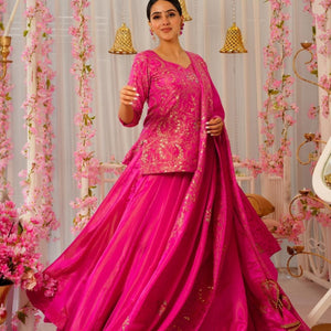Sovereign pink lehenga choli set