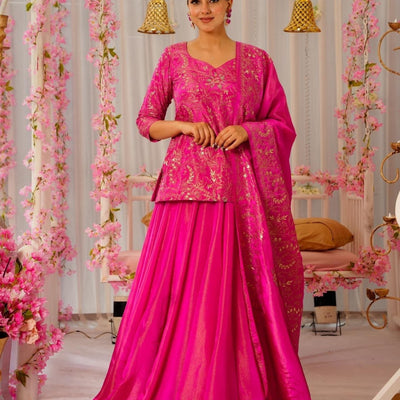 Sovereign pink lehenga choli set