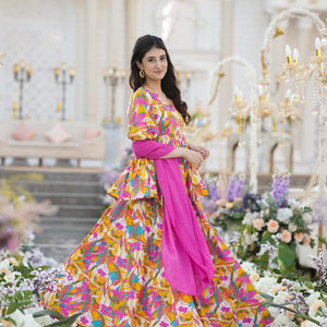 Martha rayon kurta-palazzo set