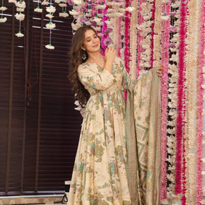 Delicated Muslin suit set