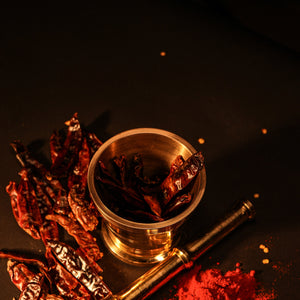 Brass Mortar and Pestle (Okhli)