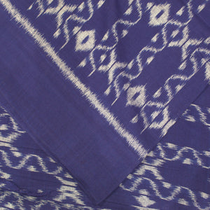 Blue Sambalpuri Ikat Cotton Fabric