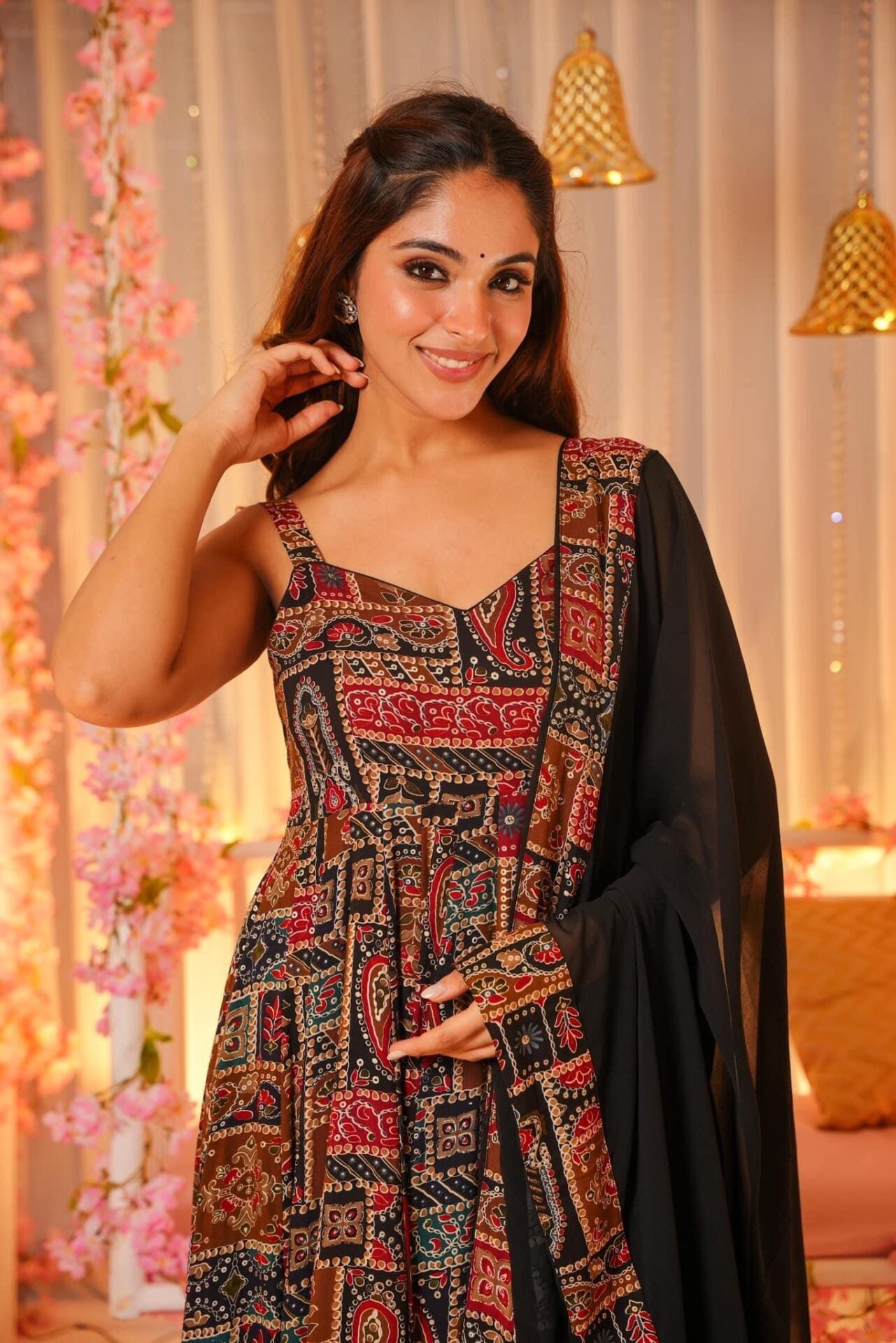 Prism black maxi set