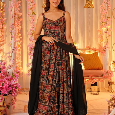Prism black maxi set