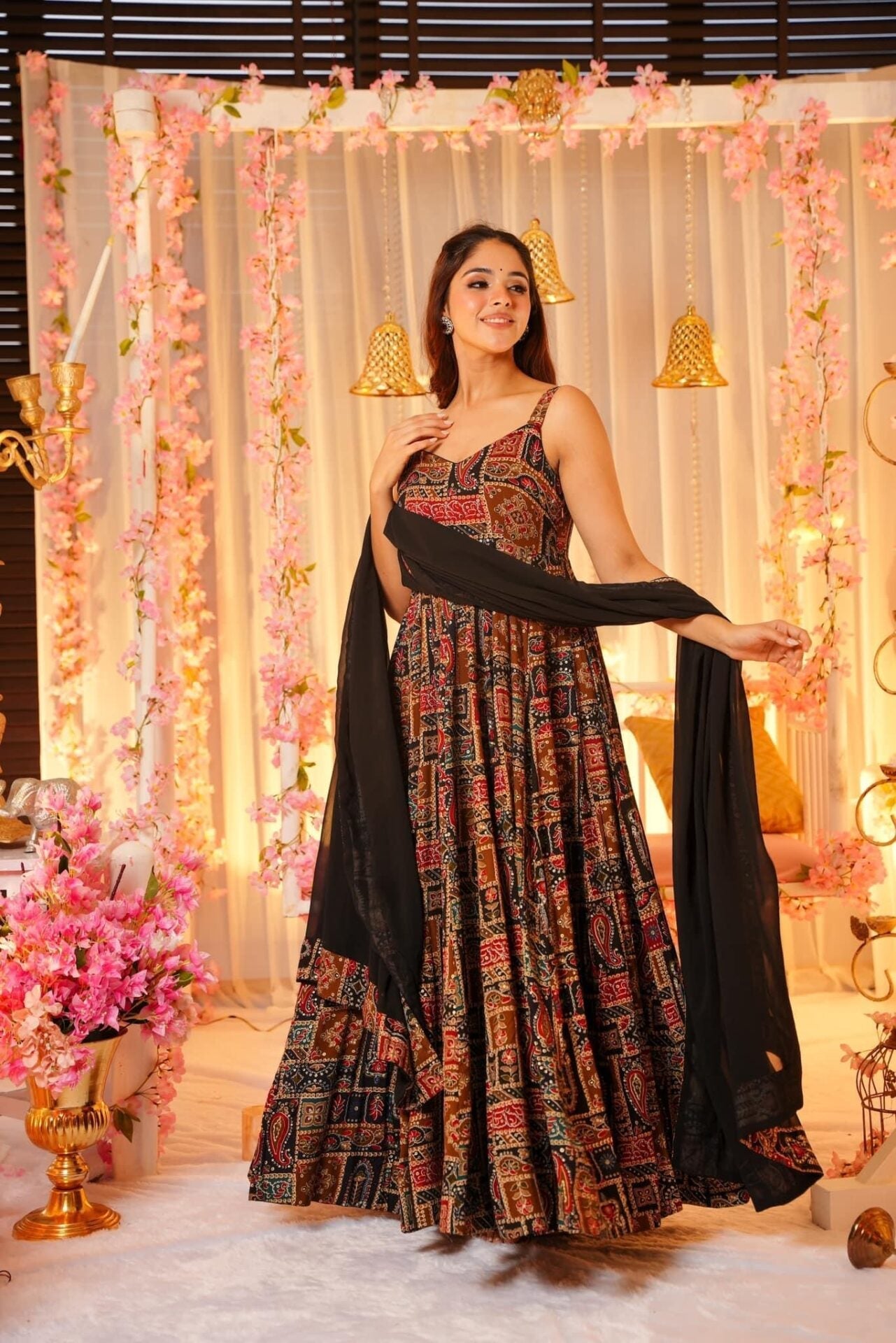 Prism black maxi set
