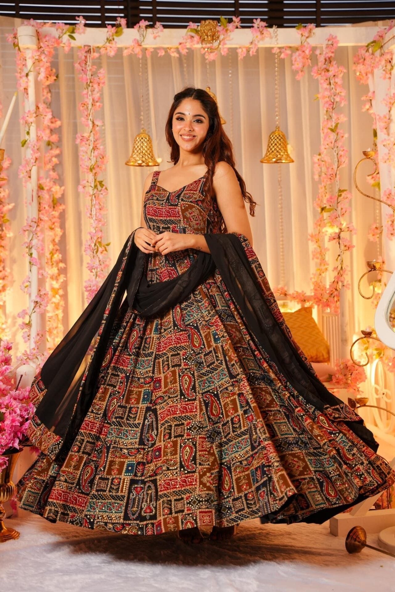 Prism black maxi set