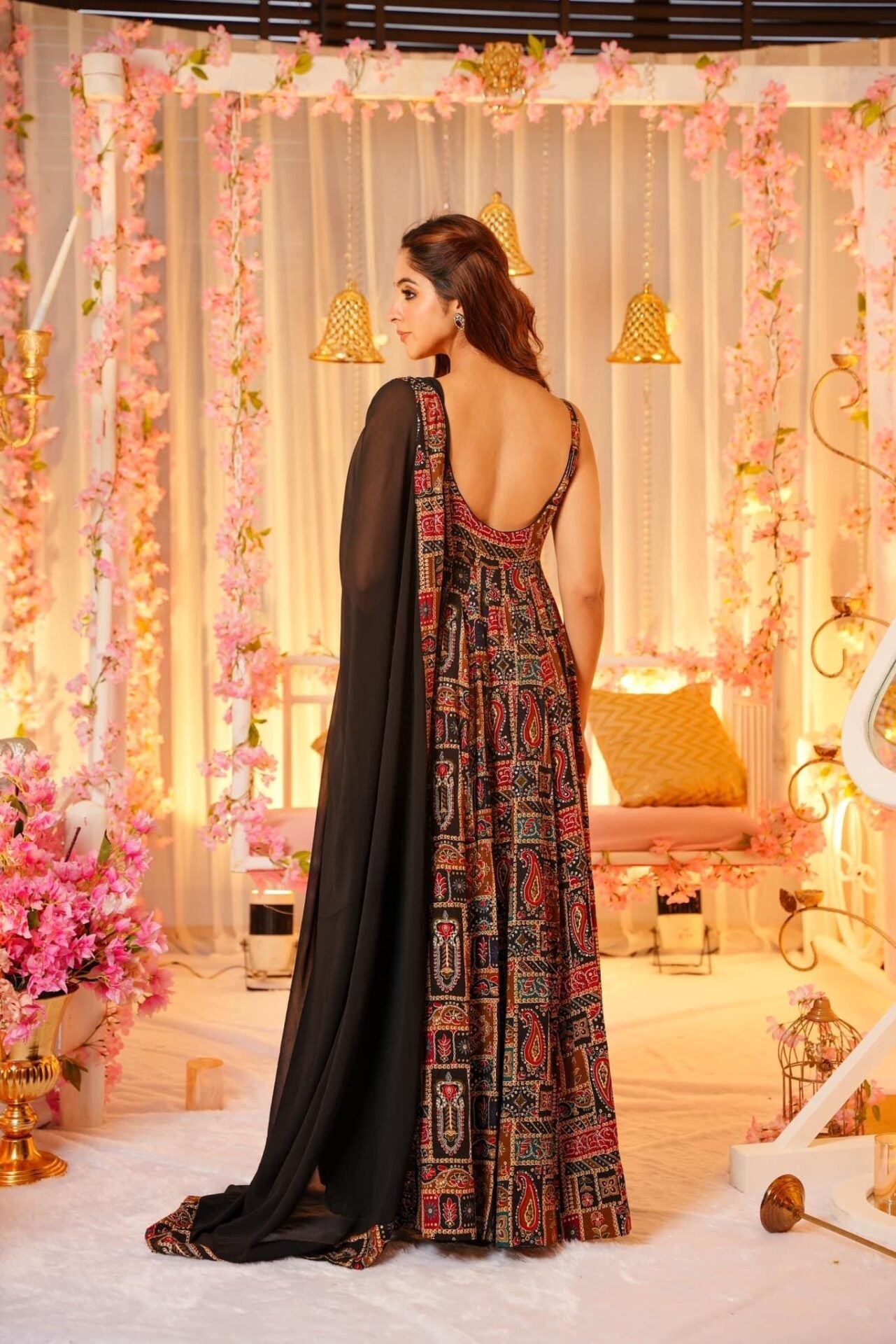 Prism black maxi set
