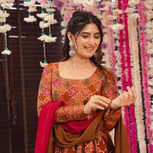 Trisha muslin suit set