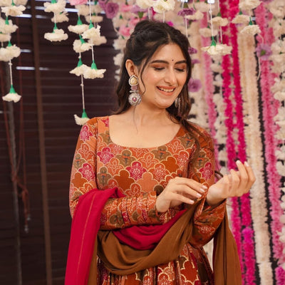 Trisha muslin suit set