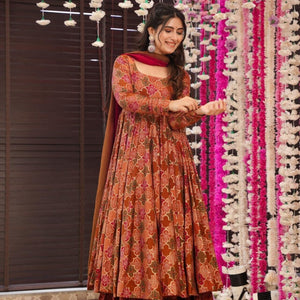 Trisha muslin suit set