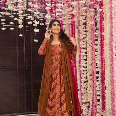 Trisha muslin suit set