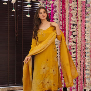 Meera yellow Kurta set