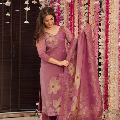 Rabia glow floral kurta set