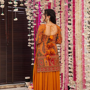 Vidya heavy embroidered suit set