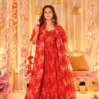Emily organza suit set