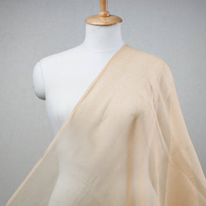 Beige - Plain Weaving Kota Doria Cotton Fabric 01
