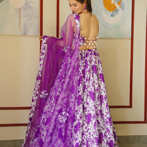 INIKA PURPLE LEHENGA CHOLI SET