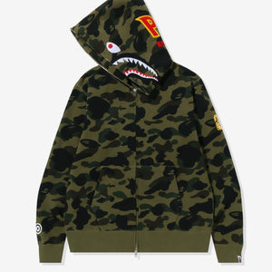 BAPE 1ST CAMO SHARK FULL ZIP HOODIE