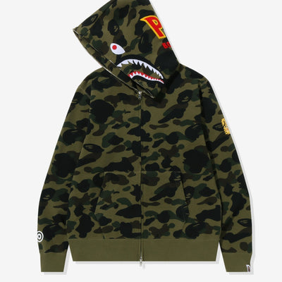 BAPE 1ST CAMO SHARK FULL ZIP HOODIE