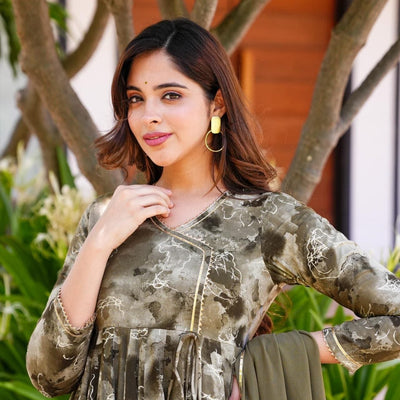 kaleidoscope elegance green suit set