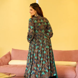 Saanvi blue suit set