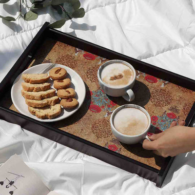 Casablanca Damask Motif Tray - Medium