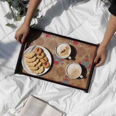 Casablanca Damask Motif Tray - Medium