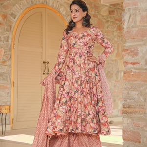 Stormi muslin kurta-palazzo set