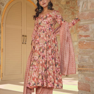 Stormi muslin kurta-palazzo set
