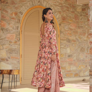 Stormi muslin kurta-palazzo set