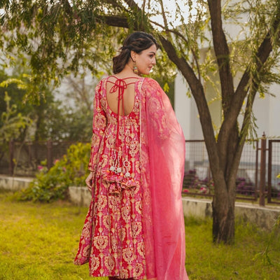 NAIMA RED HEAVY SUIT SET