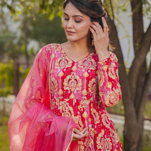 NAIMA RED HEAVY SUIT SET