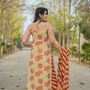 UMBER STRAIGHT COTTON SUIT SET