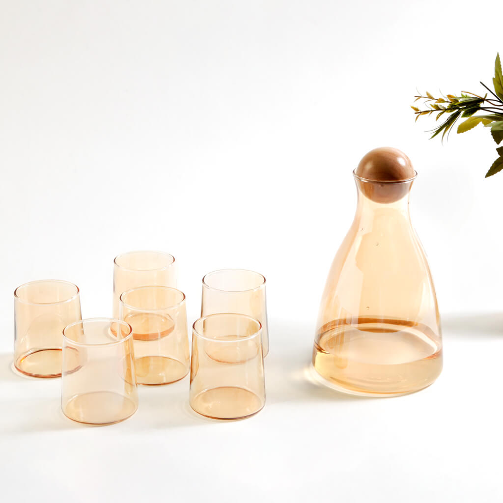 Decanter With Glass - Set of 7