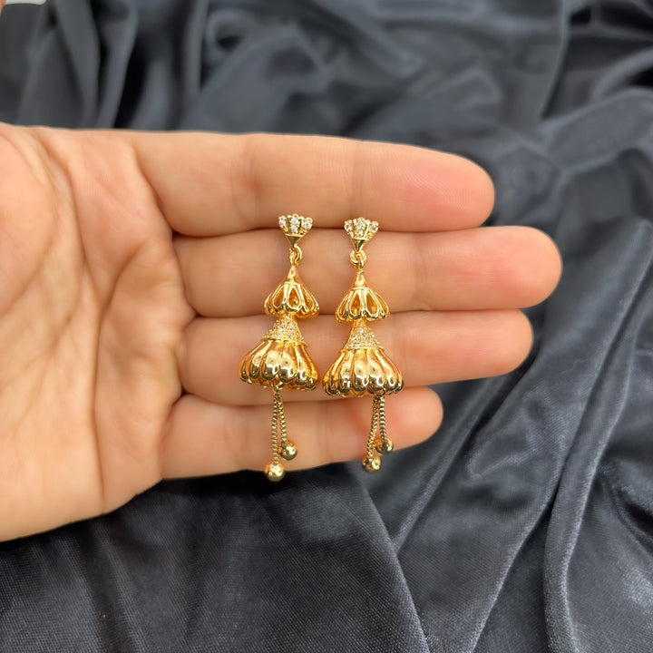 Classic Chic Jhumka Earrings