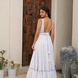 Whisper white cotton dress