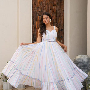Whisper white cotton dress