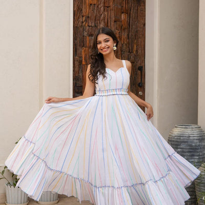 Whisper white cotton dress
