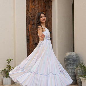 Whisper white cotton dress
