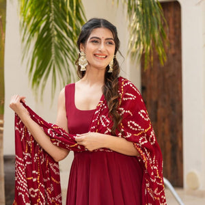 Rohini pure crepe suit set