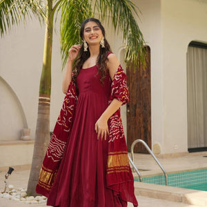 Rohini pure crepe suit set