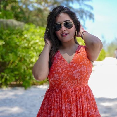 Vibrant Petal Maxi