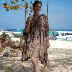 Terra Tone Rayon Kaftan