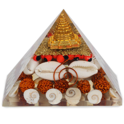 Studio Vaidik Lakshmi Orgonite Pyramid