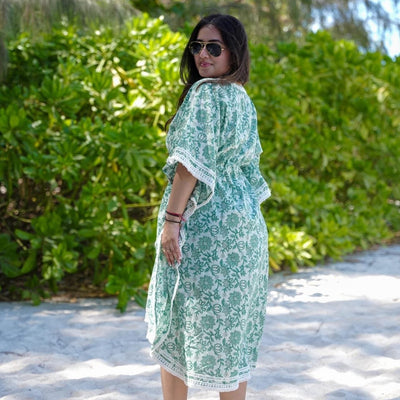 Minty Mirage Kaftan
